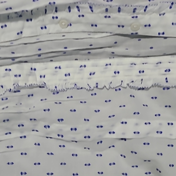 Lucky Brand blouse, ruffled, pleated - Picture 5 of 16